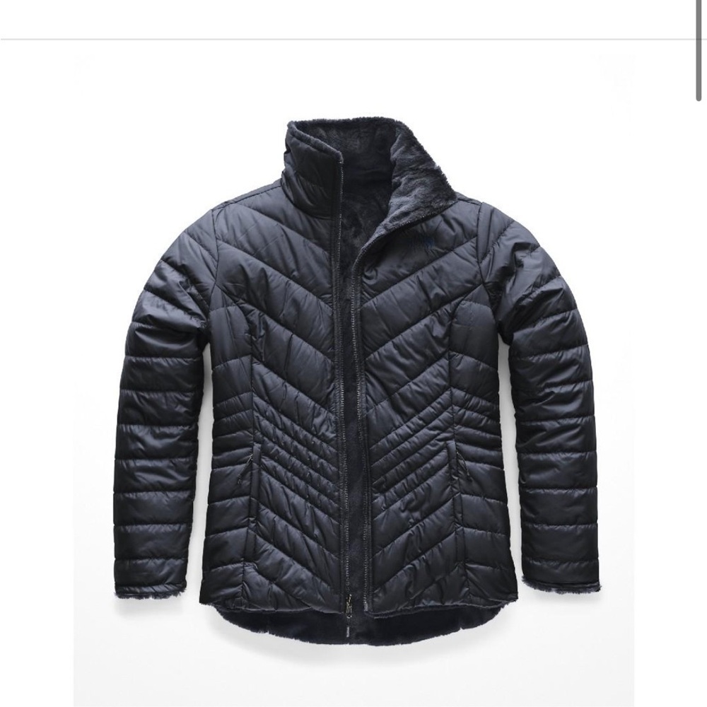 THE NORTH FACE- MOSSBUD INSULATED REVERSIBLE JACKET WOMEN'S small, black